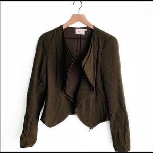 Lush Green Zipper Jacket